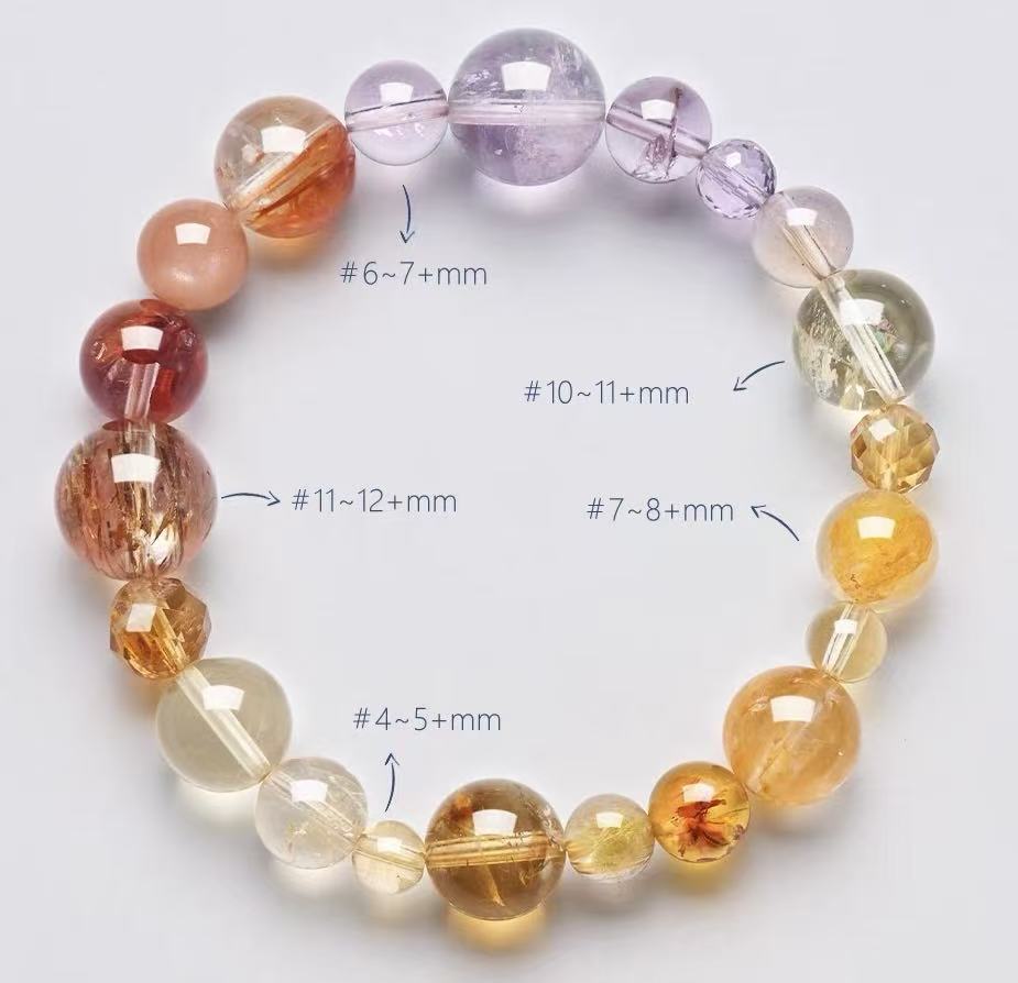 Fire & Earth Harmony Gemstone Bracelet