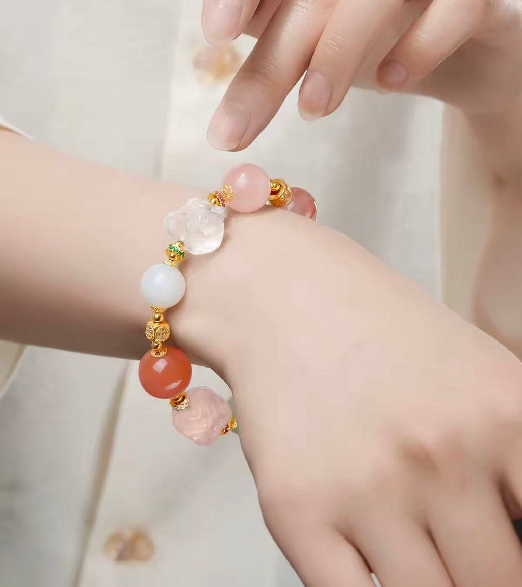 Auspicious Garden Gemstone Bracelet