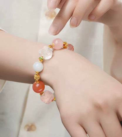 Auspicious Garden Gemstone Bracelet