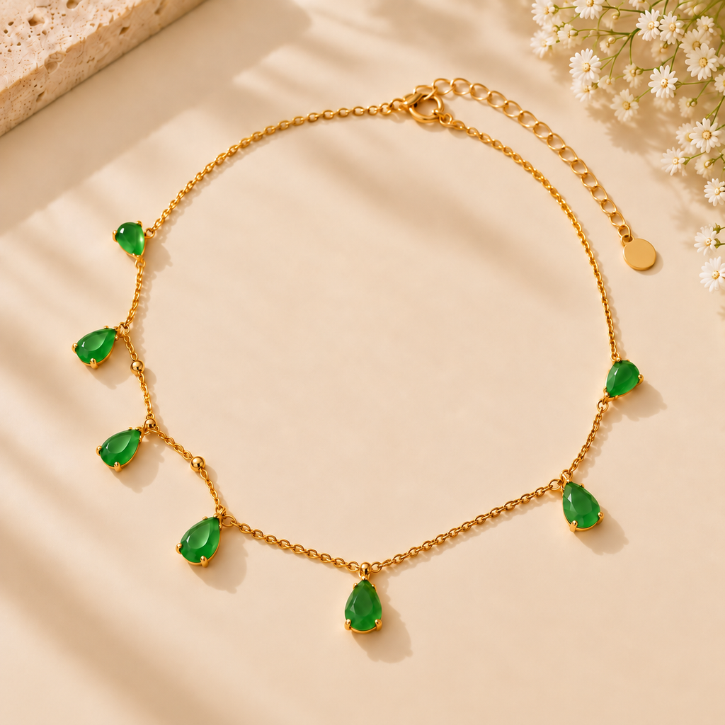 Jade Dewdrop Necklace