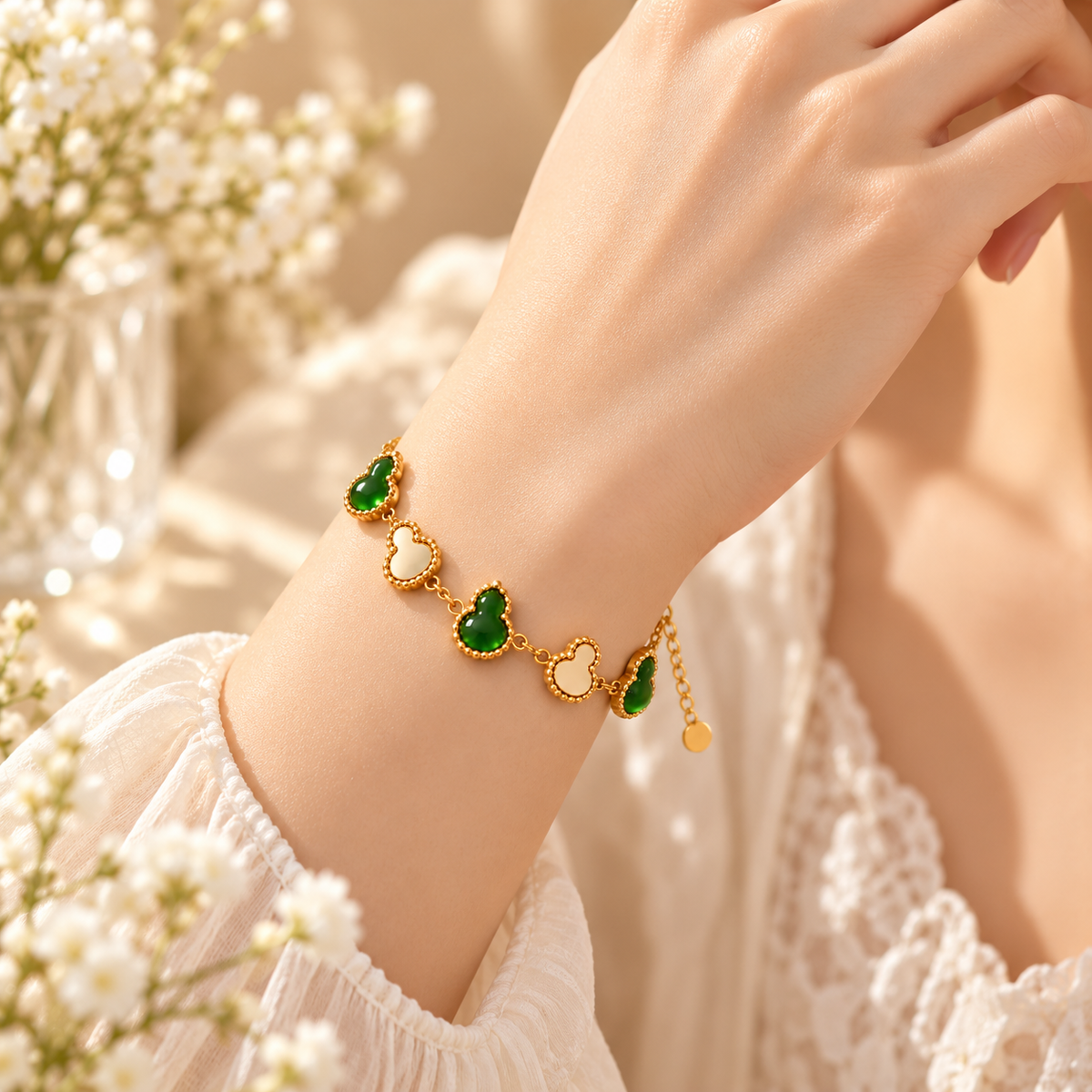 Jade Gourd Bracelet