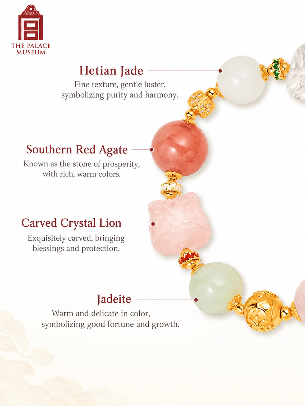 Auspicious Garden Gemstone Bracelet